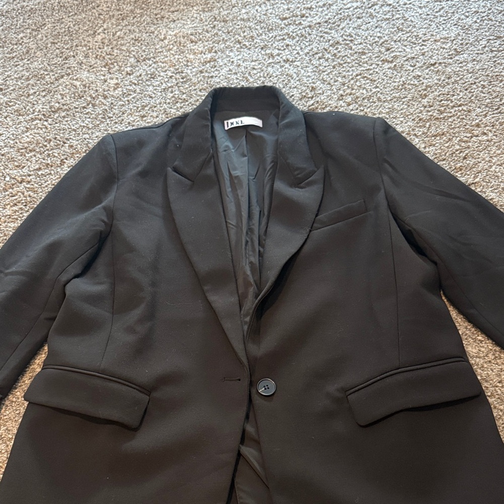 Boa. Black Single-Button Blazer - image 3